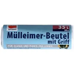 quickpack Müllbeutel 35,0 l weiß, 30 St.