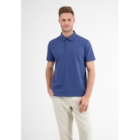 LERROS Poloshirt »LERROS Waffelpiqué-Poloshirt«, blau