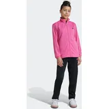 Adidas Trainingsanzug ADIDAS SPORTSWEAR "ESSENTIALS BIG LOGO" Gr. 164, pink (pulse magenta / black) Kinder Sportanzüge