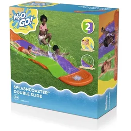 BESTWAY Splashcoaster Double Slide Wasserrutsche 470 x 138 x 31 cm (52634)