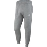 Nike Sportswear Club Fleece Jogginghose, Dk Grey Heather/Matte Silver/(White), M