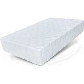 Fdm Memory Duo Matratze 100x200 cm Taschenfederkern Höhe 27 cm Härtegrad H2 H3 7-Liegezonen Öko-Tex Allergikergeeignet Bezug Waschbar Visco-Schaum