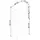 VCM Insasi Waschmaschinenschrank 66 x 160 x 34 cm Schwarz