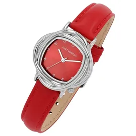 Just Watch Damenuhr Antoni mit Lederband, kurviges Gehäuse,