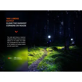 Fenix HM65R-T 2.0 Stirnlampe schwarz