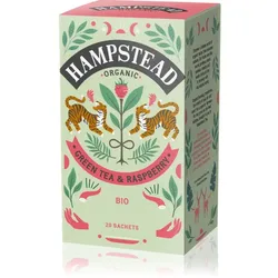 Hampstead Tea London Green Tea & Raspberry portionierter Tee 20 St.