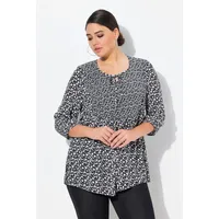 Ulla Popken Tunika Bluse A-Linie schwarz 42/44