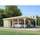 Palmako Doppelcarport Karl 5,55 x 7,32 m naturbelassen inkl. Geräteschrank