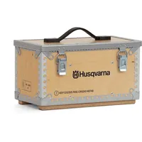 Husqvarna Batteriekasten aus Holz