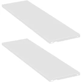 diy element-system gmbh Stahlfachboden 800x250 mm Metall weiß 2 Stk.