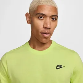Nike Sportswear Freizeit T-Shirt Herren 736 - lt lemon twist/black 3XL