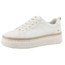 Mustang Damen Plateau Sneaker Weiß 37