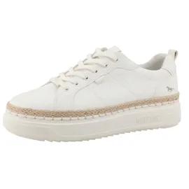 Mustang Damen Plateau Sneaker Weiß 37