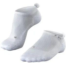 Falke GO2 Pompom Füßlinge Damen 35-36 Weiß