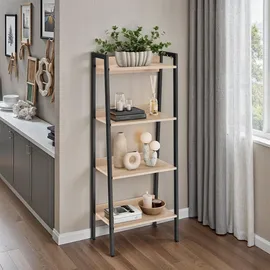Tectake Leiterregal 57,5 x 34 x 138 cm
