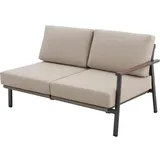 Royal Garden Prado Loungeset Aluminium/Textilene grau