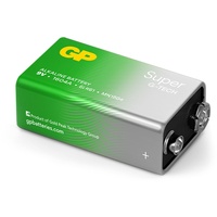 GP Batteries Super Alkaline Einwegbatterie 9V Block-Batterie 9V 1St.