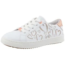 Tom Tailor Plateausneaker Kinder Weiß/Roségold 33