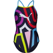 Puma Placed Print Badeanzug Mehrfarbig 128