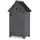 Divit Geräteschrank 0,46 x 1,37 m Grau
