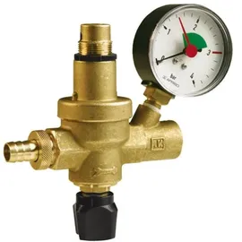 Afriso Füllarmatur 42406 mit Manometer G 1/2 0,4 bar Messing