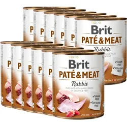 BRIT PATE & MEAT RABBIT 12x800g