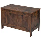 Mophorn Kindersitzbank Mit Stauraum Aus Holz, Spielzeugkiste Mit Sicherheitsscharnier, Aufbewahrungsbank Für Kinderzimmer, Wohnzimmer Oder Flur, Spielzeugtruhe 754 X 389 X 480 Mm, Braun