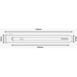 Restrap Rahmentrageriemen - schwarz - Einheitsgröße