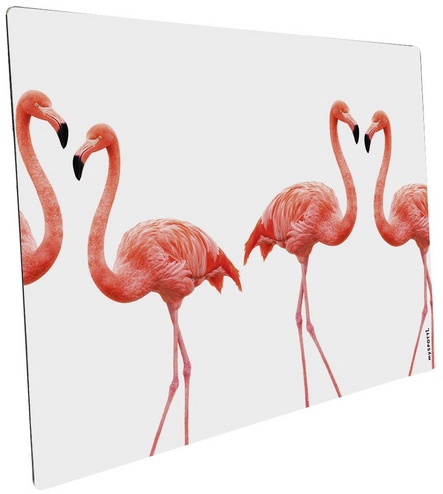 mySPOTTI Mini-Spritzschutz »Lovely Flamingo «, Aluverbund, Flamingo