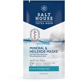 Salthouse Totes Meer Therapie Mineral & Heilerde Gesichtsmaske, mit Zink und Totes Meer Mineralschlamm, klärt, reinigt und beruhigt, 2x7ml