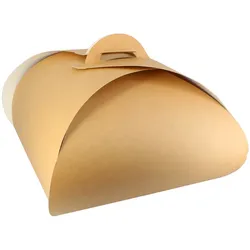 MONOUSO - Kraft Schmetterlingstortenbox 20x20x13cm (100 Stück)