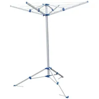 moritz Camping Wäschespinne klappbar 2,85 kg 15m Trockenleinenlänge, 4 Erdspieße