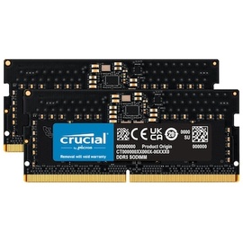 Crucial DDR5-4800 CL 40 SO-DIMM RAM Notebook Speicher Kit CT2K32G4