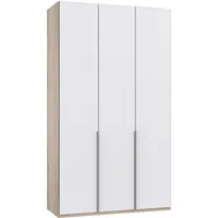 WIMEX Kleiderschrank WIMEX "New York", weiß (struktureichefarben hell, front weiß), B:135cm H:236cm T:58cm, Schränke, Kleiderschrank, in vielen Breiten, 208 oder 236cm hoch