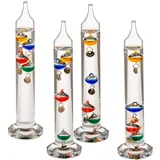 Galileo Thermometer Glas Galileo-Thermometer Deluxe 18 - 24 °C Galileisches NEU