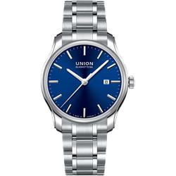 Union Glashütte Viro Datum D001.407.11.041.00 - blau,silber - 41mm