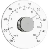 Fensterthermometer Für Außen- Und Innenraum, Keine Batterie Erforderlich, Transparentes Zifferblatt, Wetterthermometer, Genaue Messwerte Für Zuhause, Büro, Terrasse