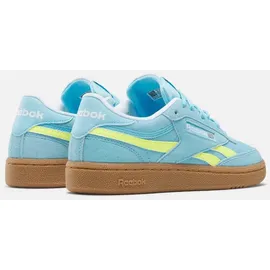 Reebok Club C Revenge Digital Blue/Solar Acid Yellow 35