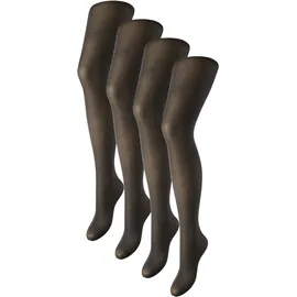 Pieces Feinstrumpfhose 4 Paar Schwarz M
