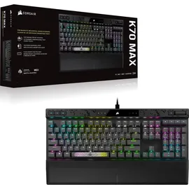 Corsair K70 MAX RGB Tastatur Schwarz