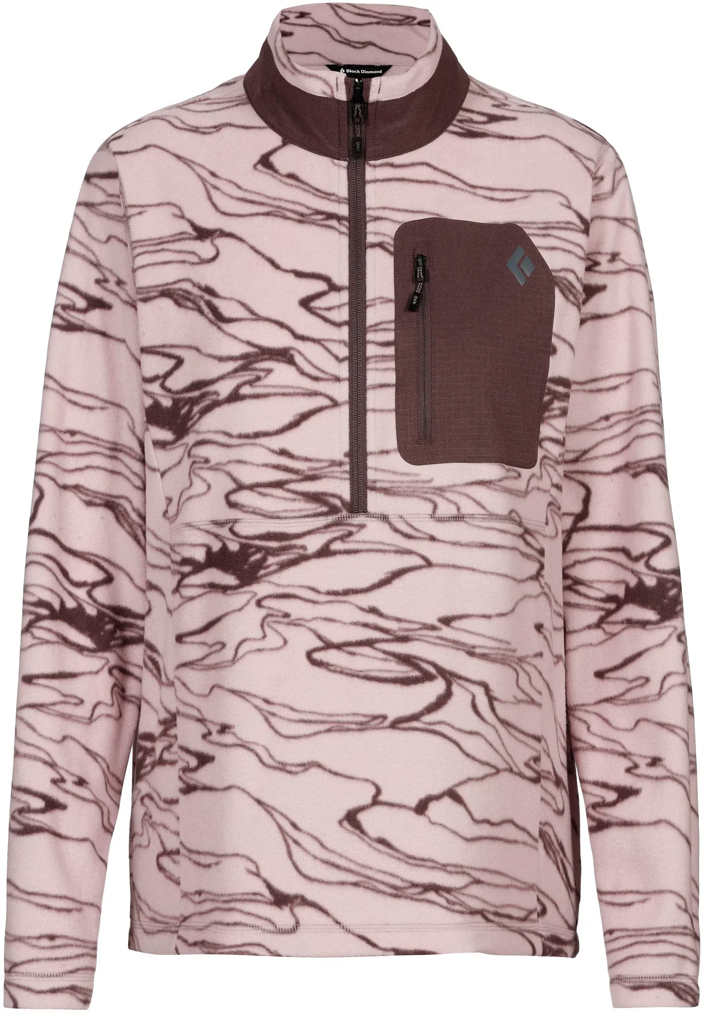 Black Diamond RIFT Fleeceshirt Damen in relief-meadow rose-fig, Größe XS - rosa