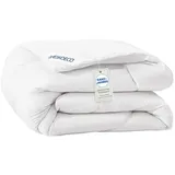 heikoeco 4-Jahreszeitenbett Winter Bettdecke 140x200 155X220CM Winterbettdecke Warme Winterdecke, Füllung: 100% Polyester, 4 jahreszeiten bettdecke+40x80cm-Kissen-Set weiß 200 cm x 140 cm
