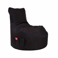 GAMEWAREZ Gaming Sitzsack Classic - Fabric Arctic Blizzard schwarz-blau