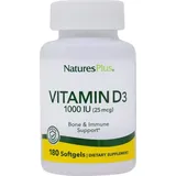 Nature's Plus Vitamin D3 1000 IU Softgels 180 St.