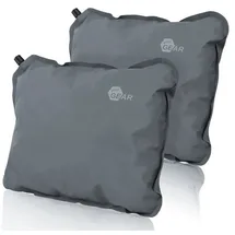 your GEAR Reise-Kissen Set 40 x 30 cm Grau