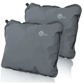 your GEAR Reise-Kissen Set 40 x 30 cm Grau