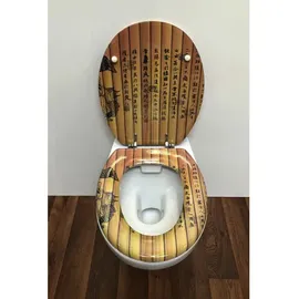 ADOB WC-Sitz mit Absenkautomatik Motiv Bambus