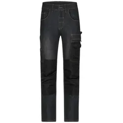 Workwear Stretch-Jeans JN875, schwarz denim, Größe 27 - schwarz - 27