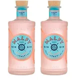 Malfy Gin Rosa – Super Premium Gin aus Italien mit Pink Grapefruit und Rhabarber – 41% Vol – 1 x 0,7L (Packung mit 2)