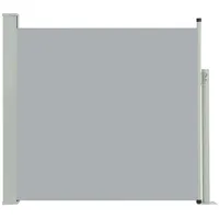 VidaXL Ausziehbare Seitenmarkise 170 x 300 cm grau